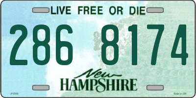 NH license plate 2868174