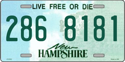 NH license plate 2868181