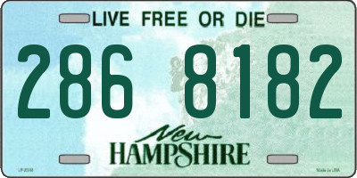 NH license plate 2868182