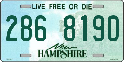 NH license plate 2868190
