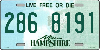 NH license plate 2868191