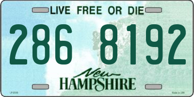 NH license plate 2868192