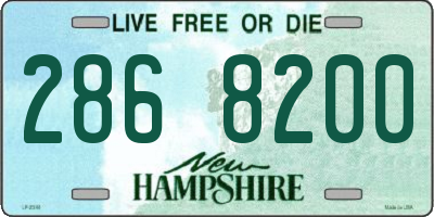 NH license plate 2868200