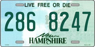 NH license plate 2868247