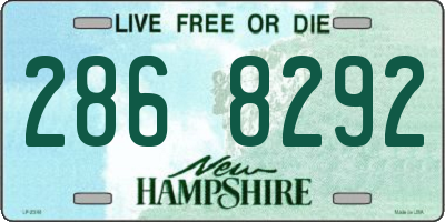 NH license plate 2868292