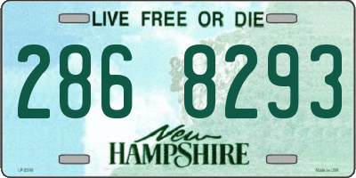 NH license plate 2868293
