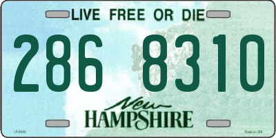 NH license plate 2868310