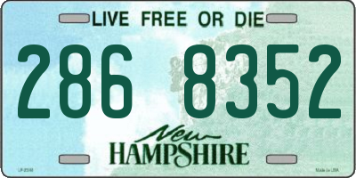 NH license plate 2868352