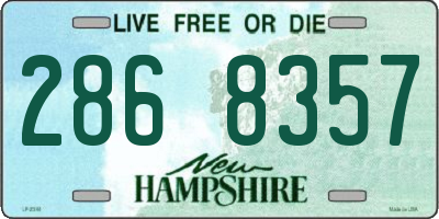 NH license plate 2868357