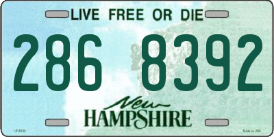 NH license plate 2868392