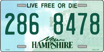 NH license plate 2868478