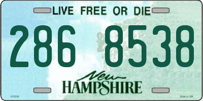 NH license plate 2868538