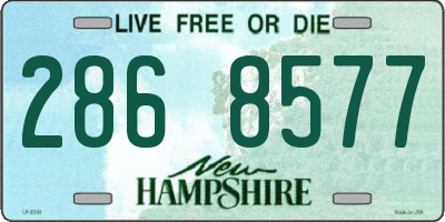 NH license plate 2868577