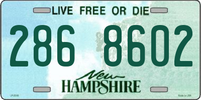 NH license plate 2868602