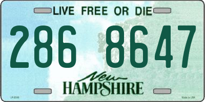 NH license plate 2868647