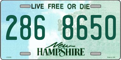 NH license plate 2868650