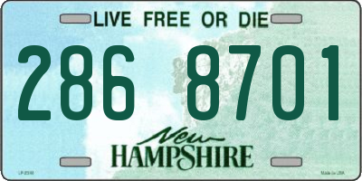 NH license plate 2868701