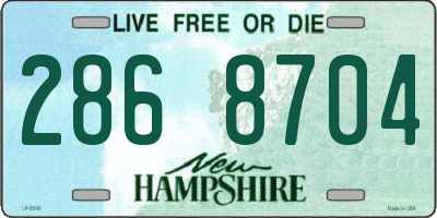 NH license plate 2868704