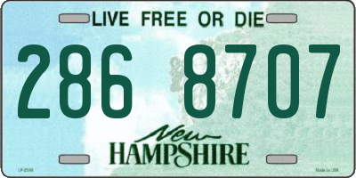 NH license plate 2868707