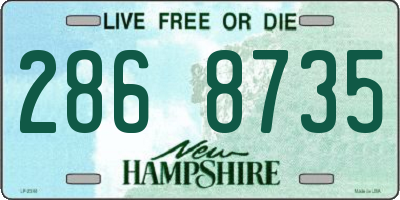 NH license plate 2868735