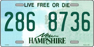 NH license plate 2868736