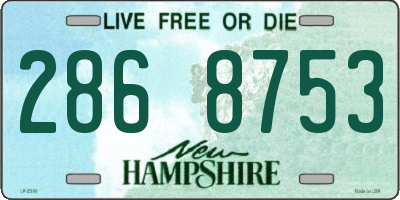 NH license plate 2868753