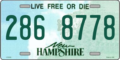 NH license plate 2868778