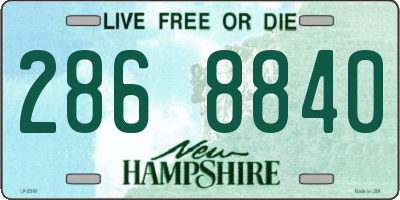 NH license plate 2868840