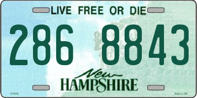 NH license plate 2868843