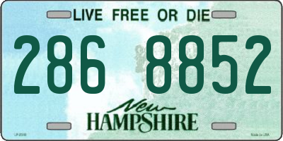 NH license plate 2868852