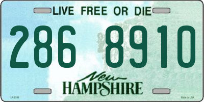 NH license plate 2868910