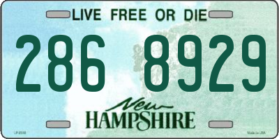 NH license plate 2868929