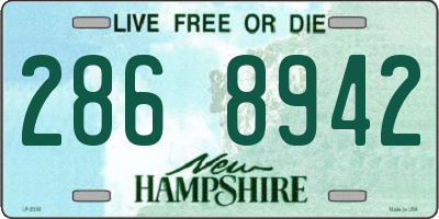 NH license plate 2868942