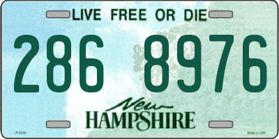 NH license plate 2868976