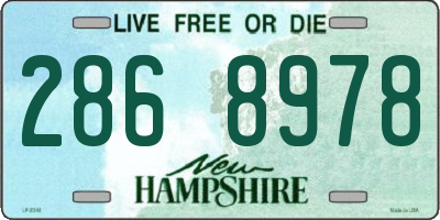 NH license plate 2868978
