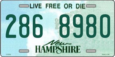 NH license plate 2868980