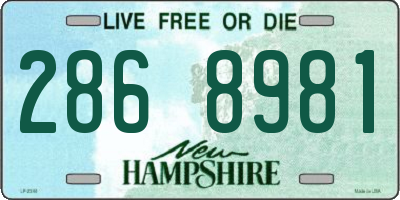 NH license plate 2868981