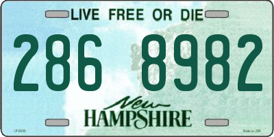 NH license plate 2868982