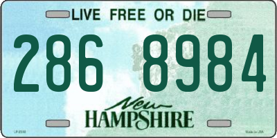 NH license plate 2868984