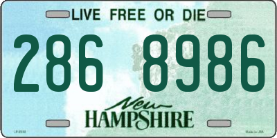 NH license plate 2868986