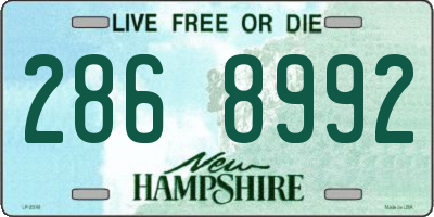 NH license plate 2868992