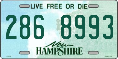 NH license plate 2868993