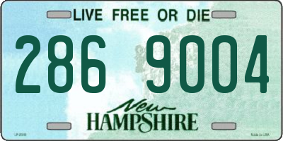 NH license plate 2869004