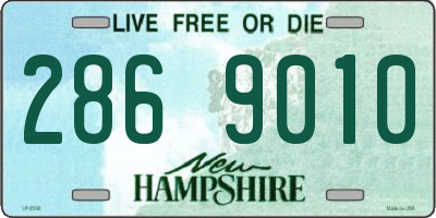 NH license plate 2869010