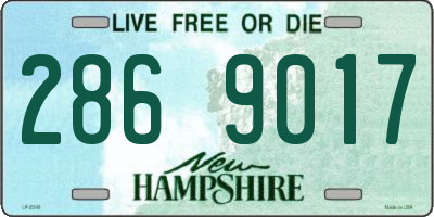 NH license plate 2869017