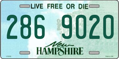 NH license plate 2869020