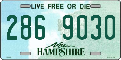 NH license plate 2869030
