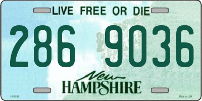 NH license plate 2869036