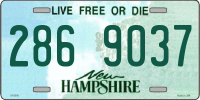 NH license plate 2869037