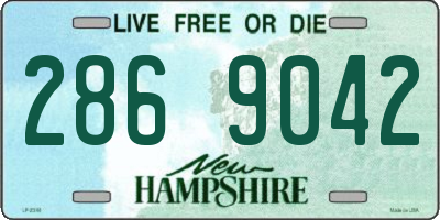 NH license plate 2869042